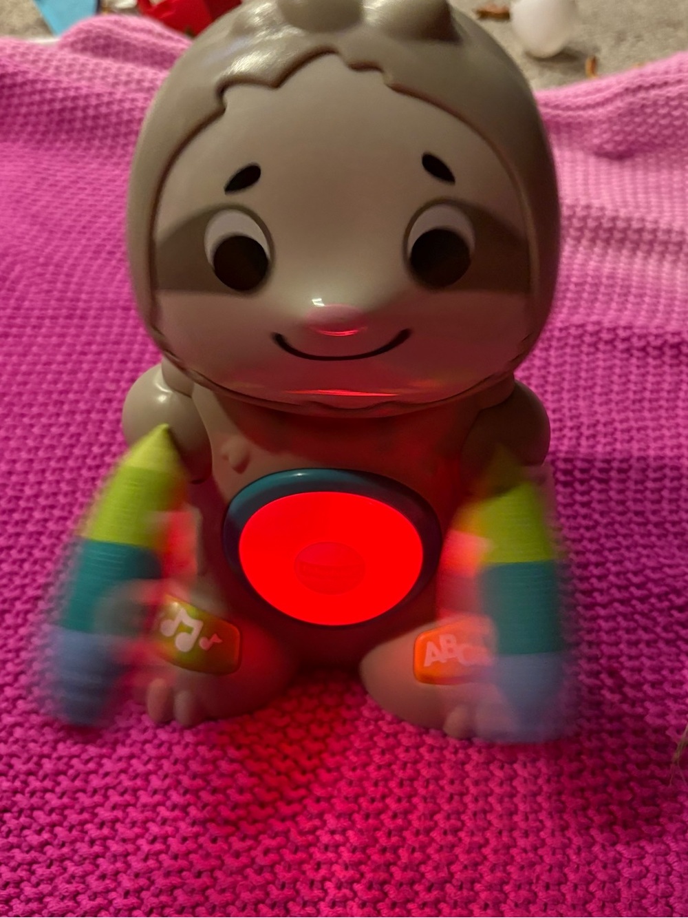 Fisher Price Linkimals SLOTH Smooth Moves Interactive Baby Toy Music & Lights